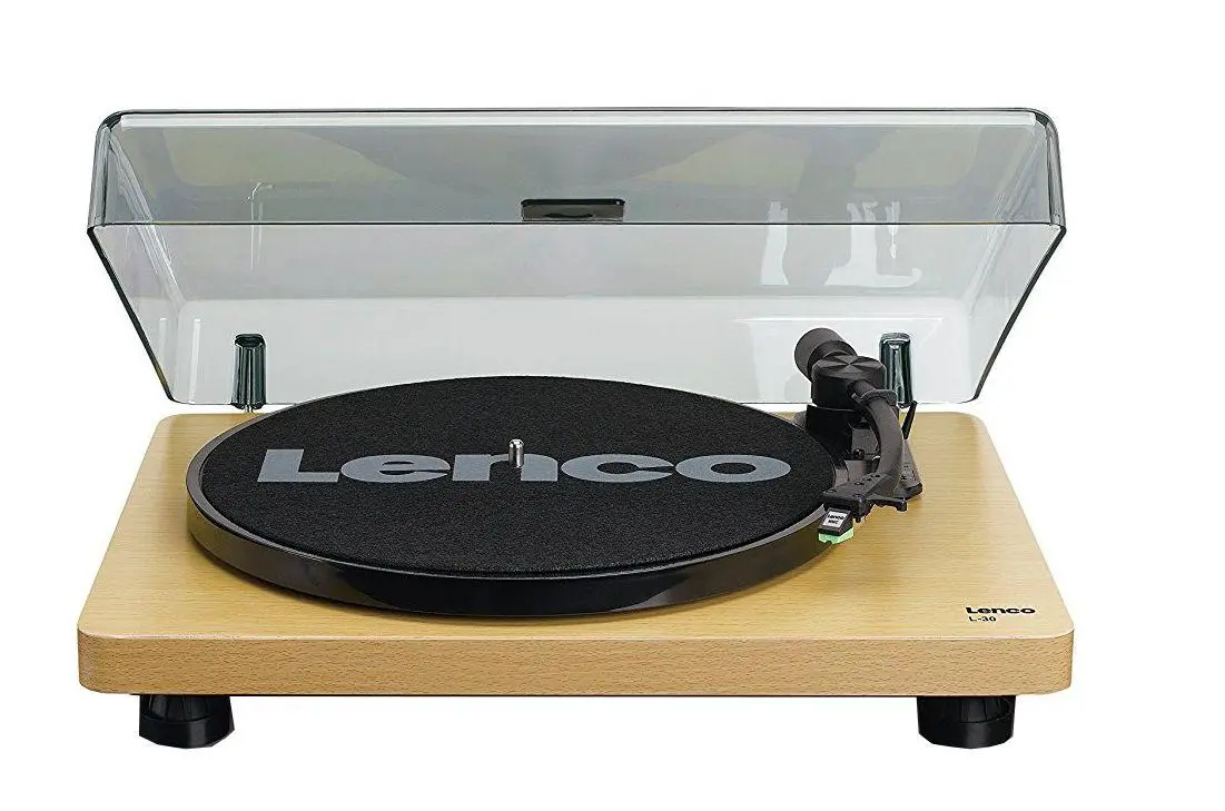 Lenco L-30WD Półautomatyczny Napęd paskowy Przedwzmacniacz Drewniany