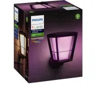 Philips Econic Hue Outdoor Wall Light Black 17439/30/P7