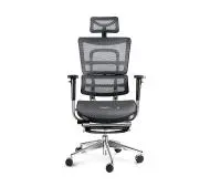 Diablo Chairs V-Master Normal Size Biurowy do 150kg Tkanina Czarno-szary