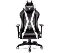 Diablo Chairs X-Horn 2.0 King Size Gamingowy do 180kg Skóra ECO Czarno-biały