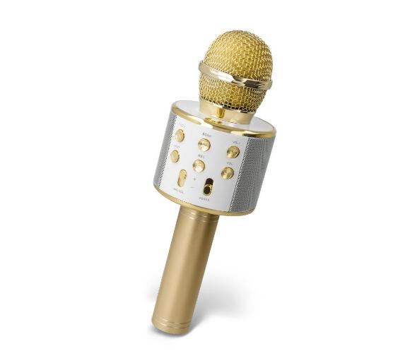 mikrofon z głośnikiem Bluetooth Forever BMS-300 (złoty)