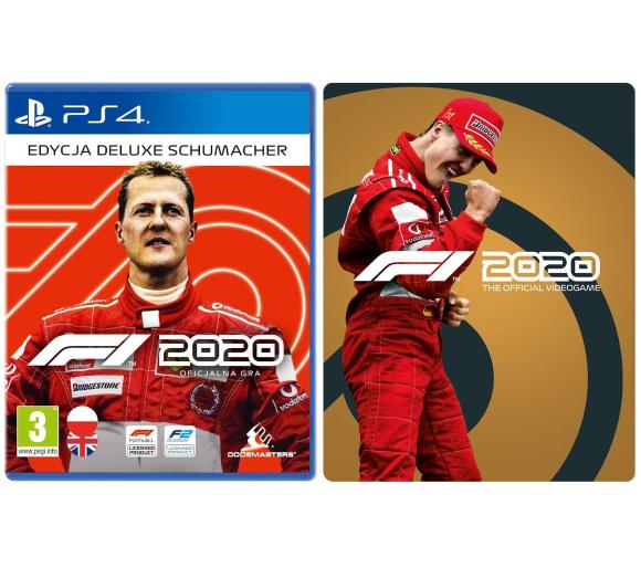 gra F1 2020 - Edycja Deluxe Schumacher + Steelbook Gra na PS4 (Kompatybilna z PS5)