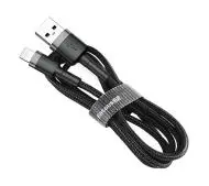 Baseus Lightning USB Cafule 2,4A 1m Szaro-czarny