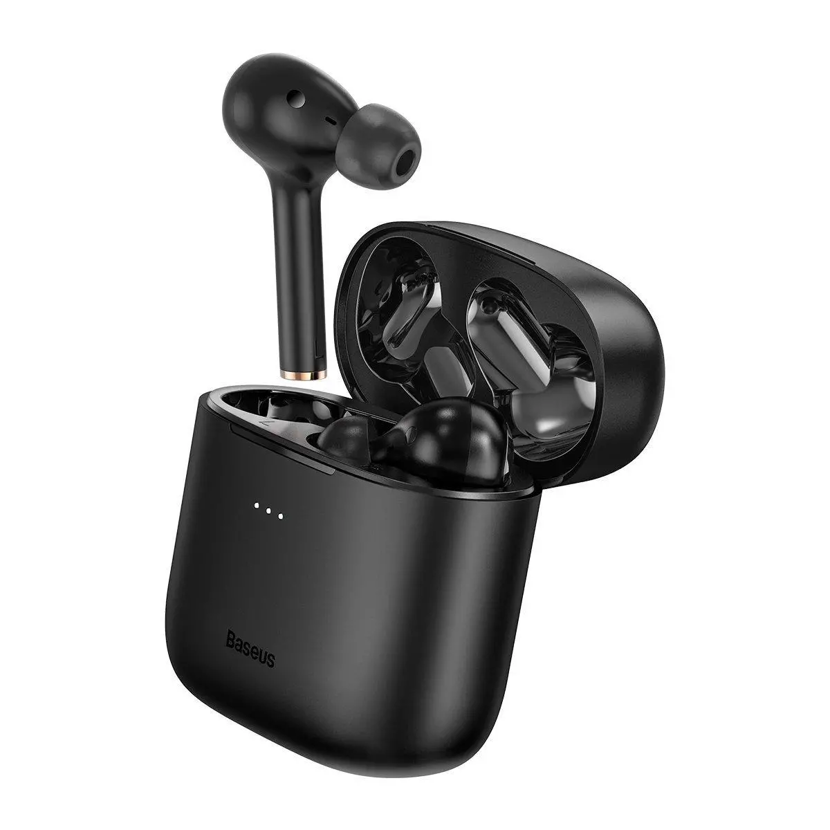 Baseus Encok W06 Dokanałowe Bluetooth 5.0 Czarny