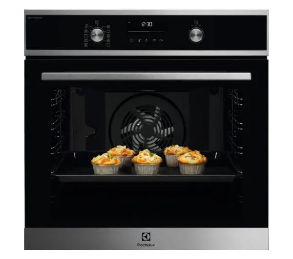Electrolux 600 SteamBake EOD6P77WX Termoobieg Termosonda Zdalne sterowanie Srebrno-czarny