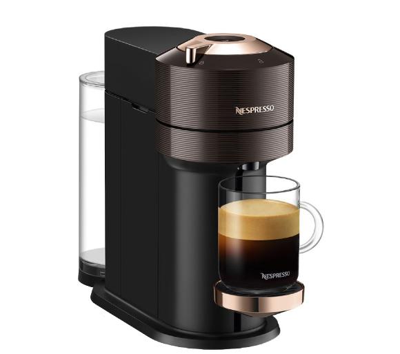 ekspres ciśnieniowy DeLonghi Nespresso Vertuo Next ENV120.BW Premium (brązowy)