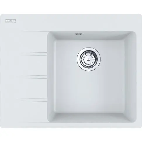 Franke Centro CNG 611-62 TL Komora z prawej strony Granitowy Biały polarny