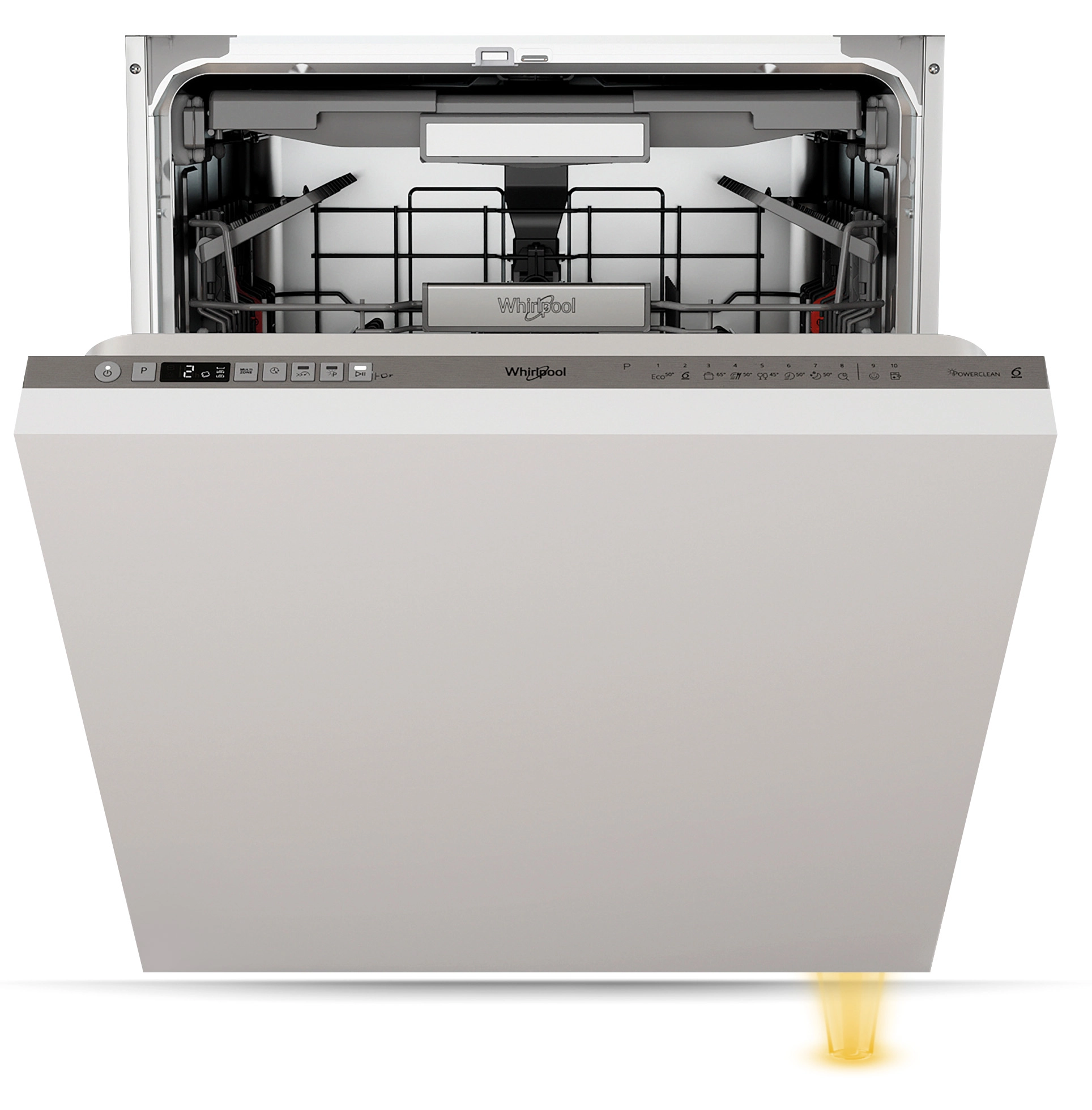 Whirlpool WIO3O540PELG 60cm Automatyczne otwieranie drzwi Szuflada na sztućce