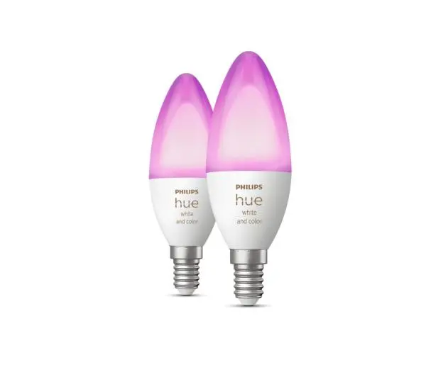 Philips Hue White and Colour Ambiance E14 2 szt.