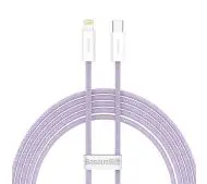 Baseus USB-C do Lightning Dynamic Series 20W 2m Fioletowy