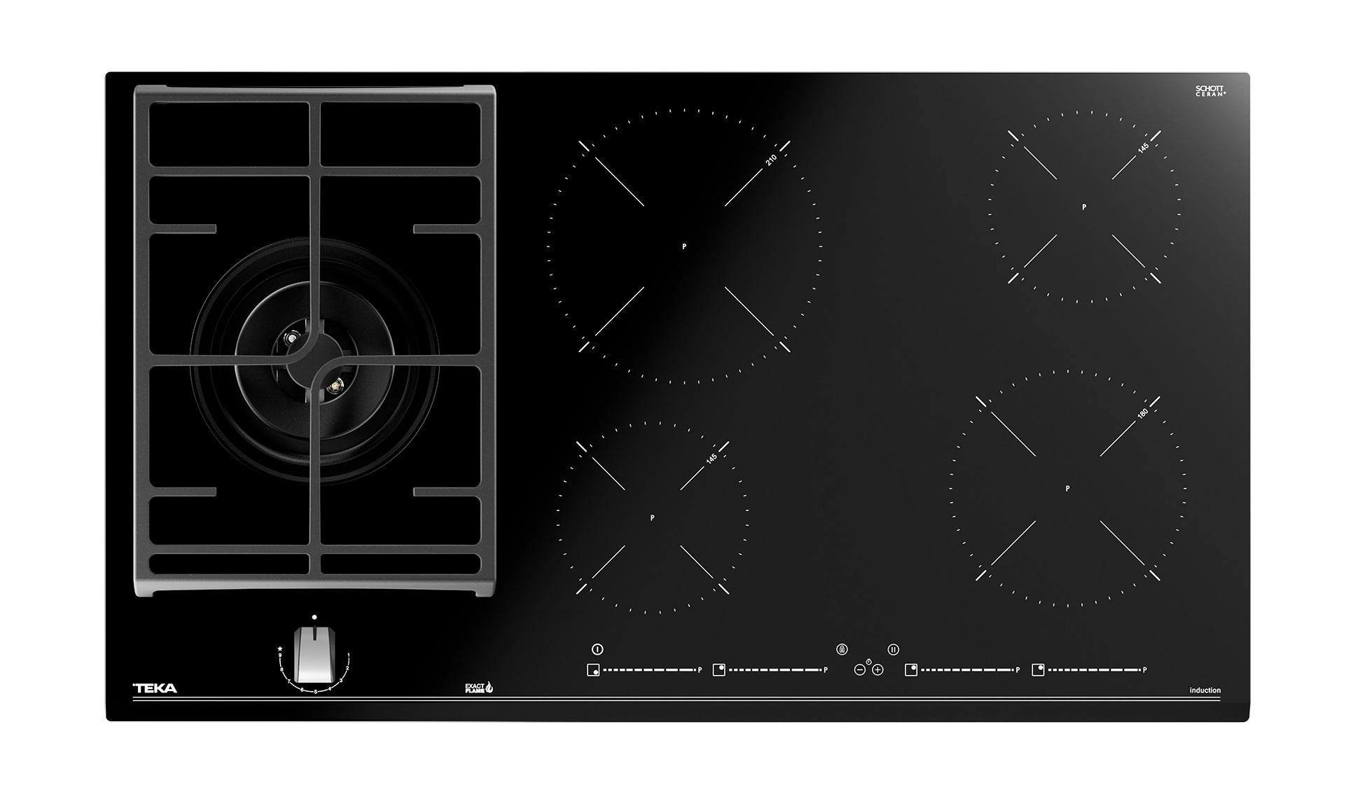 Teka JZC 95314 ABC BK (E4) 90cm