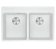 Franke Maris MRG 620-35-35 Granitowy Biały polarny