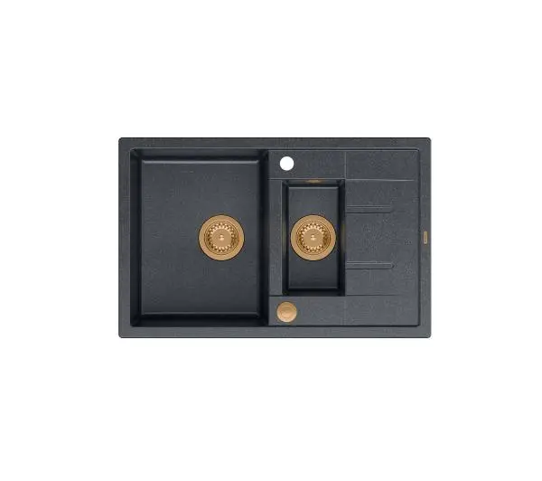 Quadron HB8224U8-C1 P2O Morgan 156 Granitowy Czarny metalik/Miedziany