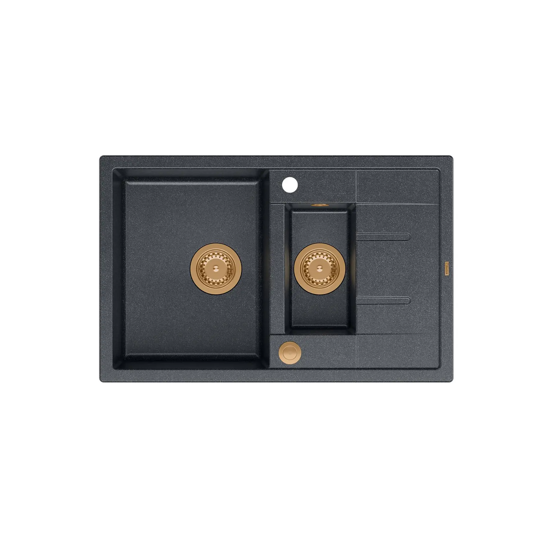 Quadron HB8224U8-C1 P2O Morgan 156 Granitowy Czarny metalik/Miedziany