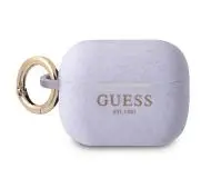 Guess Silicone Glitter GUAPSGGEU do AirPods Pro Purpurowy