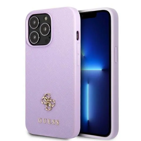 Guess Saffiano 4G Small Metal Logo GUHCP13XPS4MU do iPhone 13 Pro Max