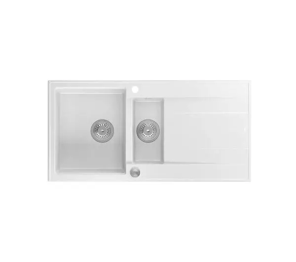 Quadron HQE510050U1_BS P2O Evan 156 Granitowy Biały/Stalowy