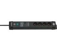 Brennenstuhl Premium-Line 1951144400 4 gniazda 3m Czarny