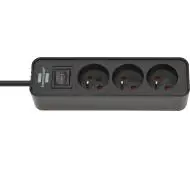 Brennenstuhl Ecolor 1153234000 3 gniazda 1,5m Czarny