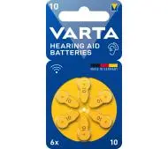 VARTA do aparatu słuchowego PR70 typ 10 6szt.