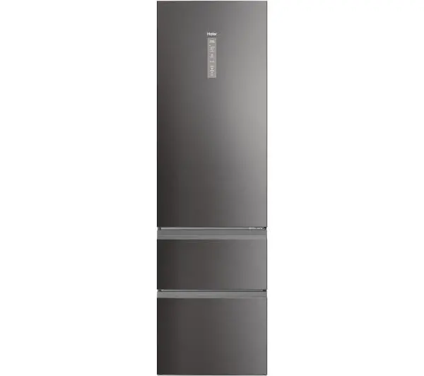 Haier Seria 5 HTW5620ENMP Pełny No Frost 205cm Komora świeżości Zdalne sterowanie Dark Inox