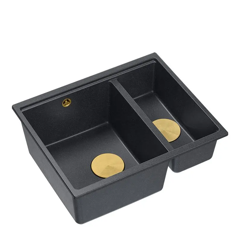 Quadron LOGAN 150 HCQL5646U8-G1_I Granitowy Black diamond/Złoty