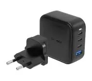 Energea 1xUSB+3xUSB-C PD-PPS-QC 3.0 100W 3C1A US+EU Travelite GAN100 Czarny