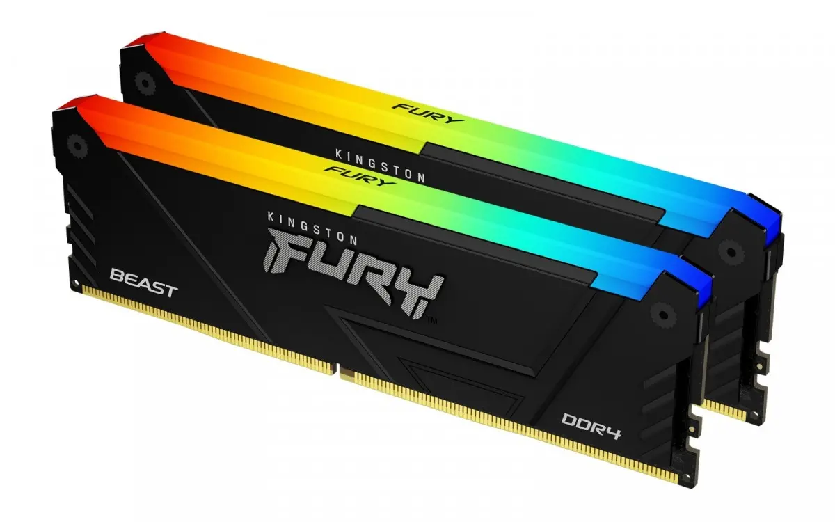 Kingston FURY Beast RGB DDR4 32GB (2 x 16GB) 3200 CL16 Czarny