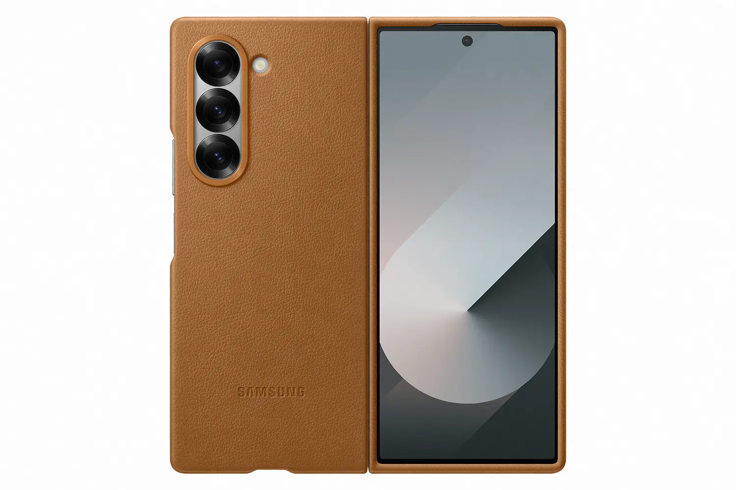 Samsung Vegan Leather Cover do Galaxy Z Fold 6 Brązowy
