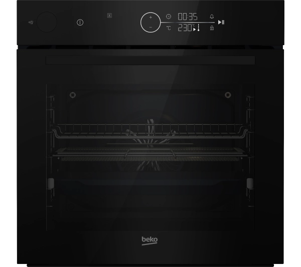 Beko bPro500 BCBISA17400KSBMPS SteamAid Termoobieg AirFry Czarne szkło