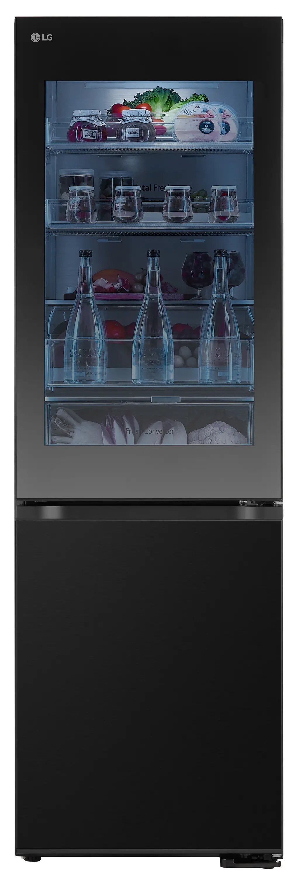 LG InstaView GBG5160CEV 186cm Komora świeżości Zdalne sterowanie Ciemny grafit stal