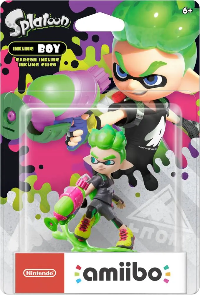 Nintendo Amiibo Splatoon - Inkling Boy Green
