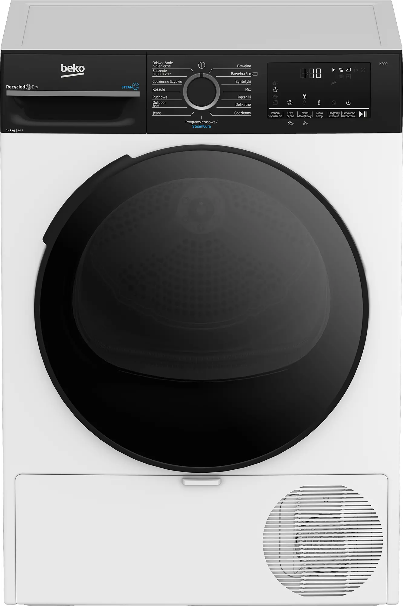 Beko b300 BM3T47230WBPBDC SteamCure Slim 47cm 7kg