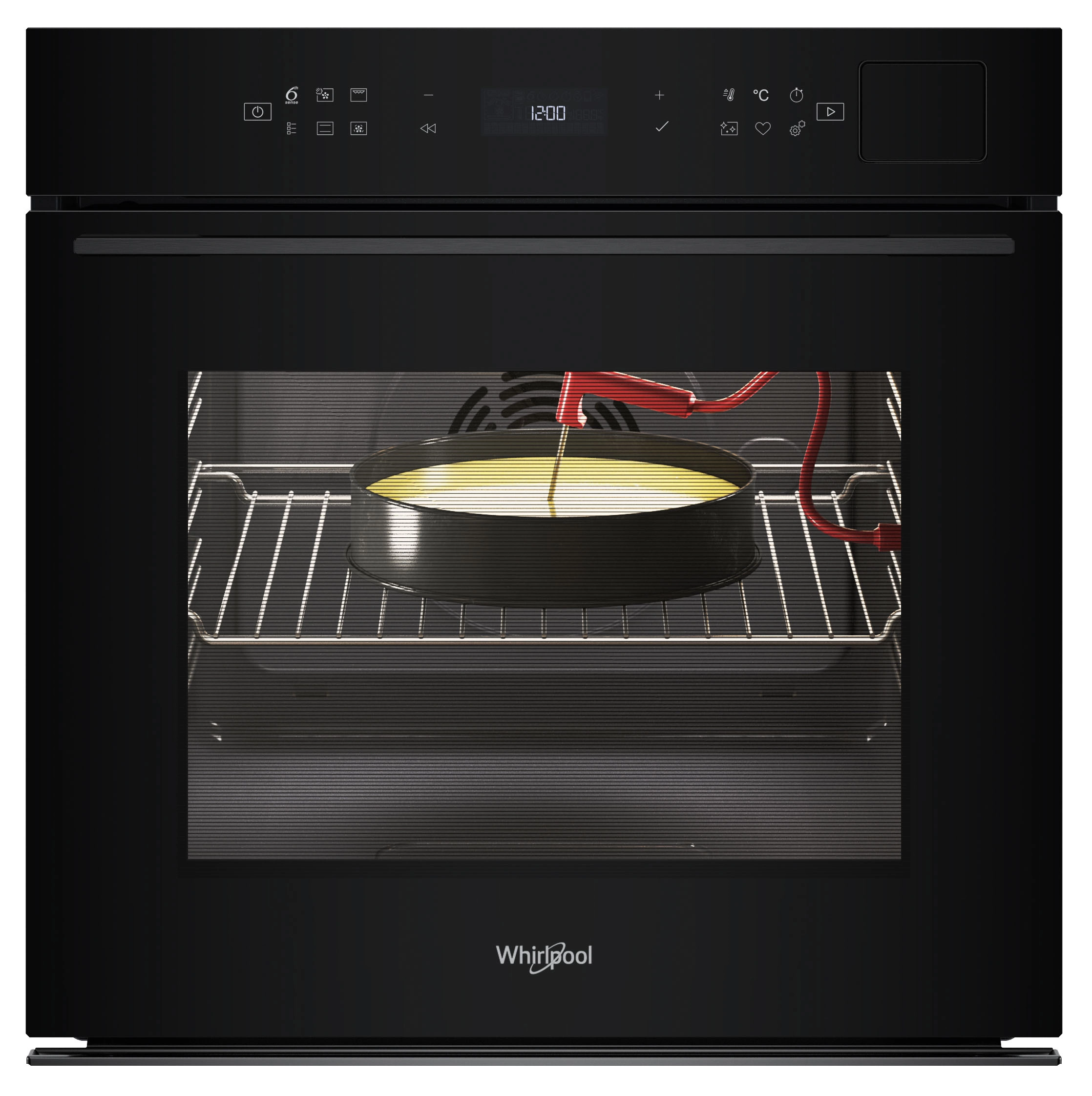 Whirlpool WOI7P8FHT1SBA Pizza 310C Termoobieg Termosonda AirFry Czarny