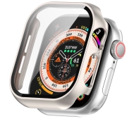 Bizon ze szkłem do Apple Watch 10/11 46mm Szampańskie