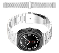 Bizon ze stali nierdzewnej Aura do Galaxy Watch Ultra 47mm Srebrny