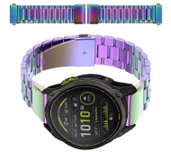 Bizon ze stali nierdzewnej Aura QuickFit 26mm Tęczowy