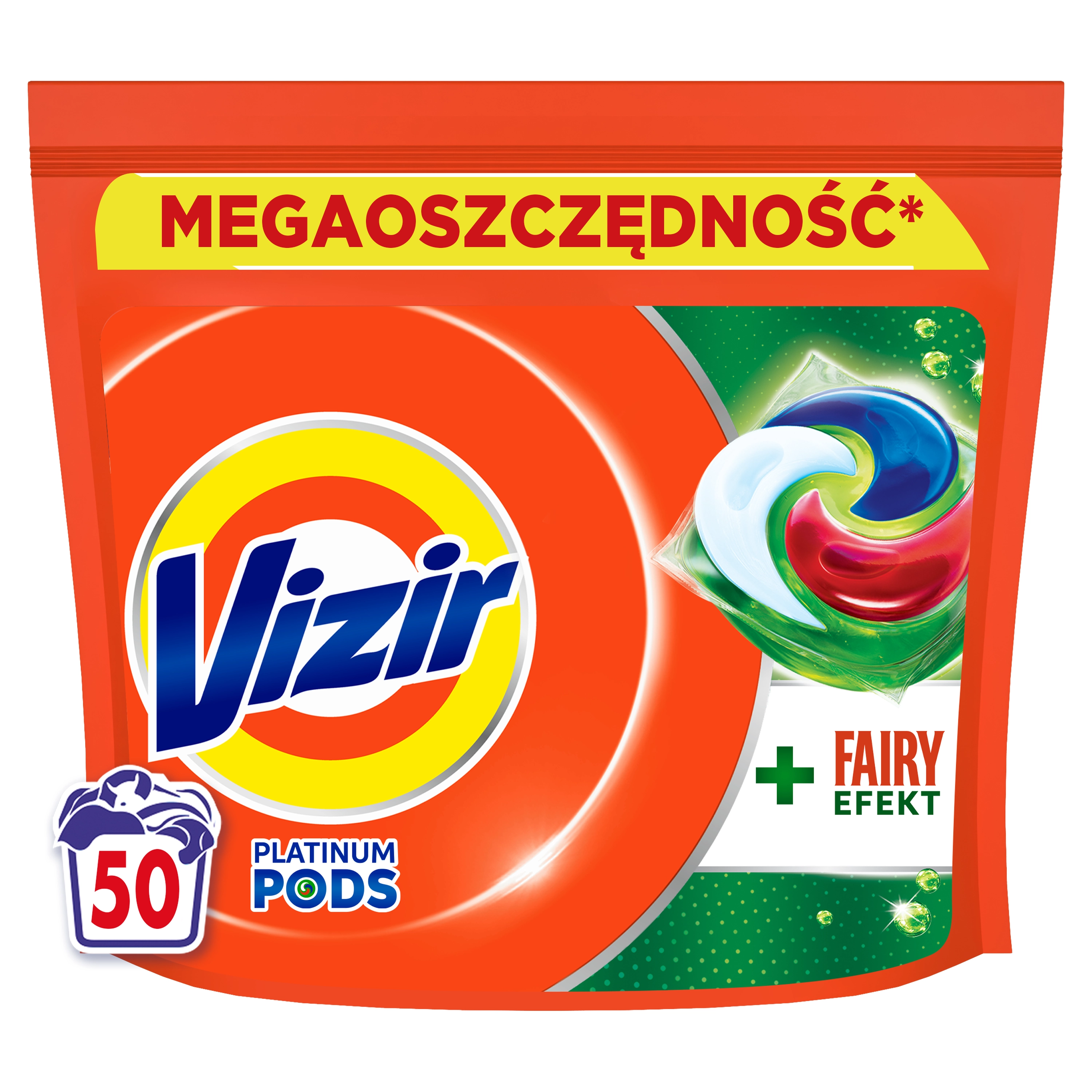 Vizir Platinum Pods Fairy Efekt 50 prań 50szt.