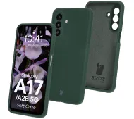 Bizon Soft do Galaxy A26 5G/A17 5G Ciemnozielony