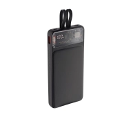 QUALO QTPB10LD2301 10000mAh 23W Wbudowany kabel Czarny