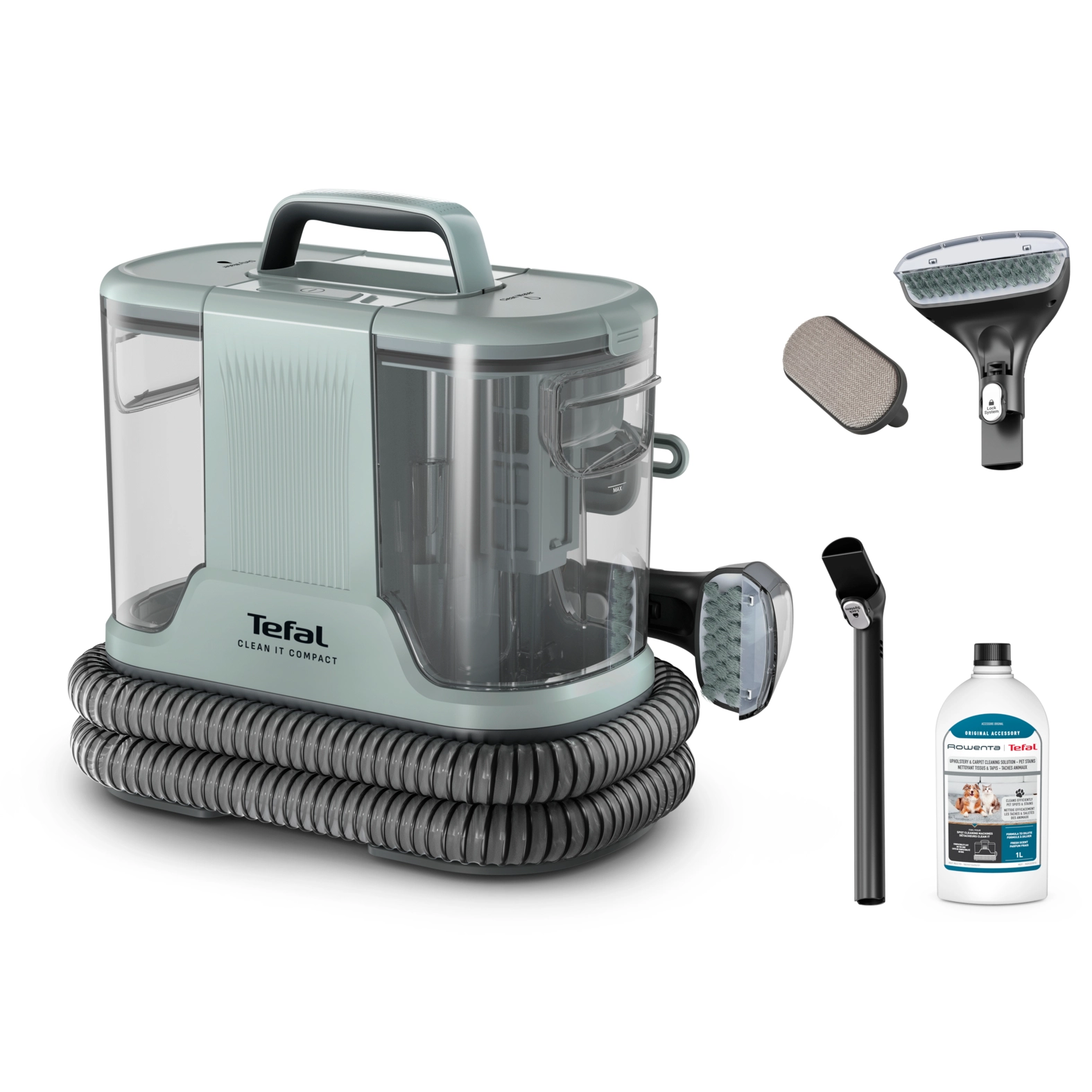 Tefal urządzenie do usuwania plam IZ3020 400W Duża moc Kompaktowy Wymienne końcówki
