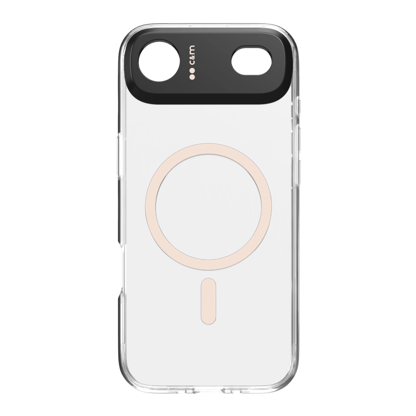 case&me Magcolor do iPhone 17 Air Przeźroczysto-różowy