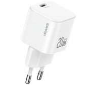 USAMS JO Series CC260 20W USB-C + kabel USB-C/Lightning 1m Biały