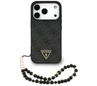 Guess 4G Strap Triangle Logo MagSafe do iPhone 17 Pro czarny