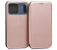 Beline Book Magnetic do iPhone 17 Pro Max Różowo-złoty