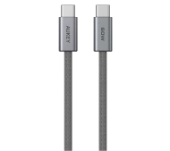 Aukey CB-DCC062 USB-C 1,8m 60W Grafitowy