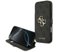 Guess Book 4G Metal Logo do iPhone 17 Pro Max Czarny