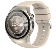 Bizon Strap Watch Silicone S do Huawei Watch 5 46 mm beżowy
