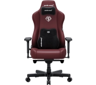 Anda Seat Kaiser 3E XL Gamingowy do 150kg Skóra ECO Bordowy