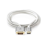 Nedis CCTB34800AL20 ProfiGold 2m Srebrny